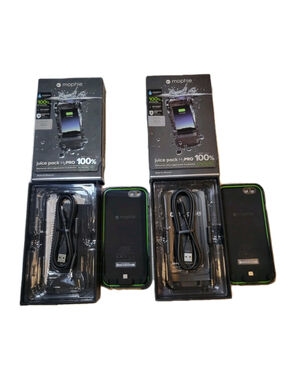 MOPHIE JUICE Pack H2OPro 100% Battery Strength iPhone 6 & 6S NWT $260 Lot Of 2